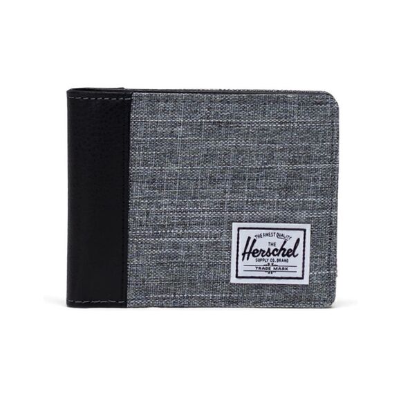 Gray and Black Herschel Wallet - Picture 2 of 3